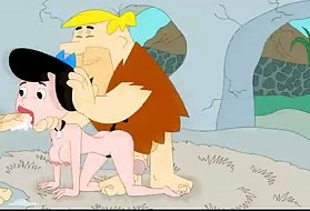 Freds un bārnijs ' fuck betija flintstones ar multfilmu porno video karikatūra