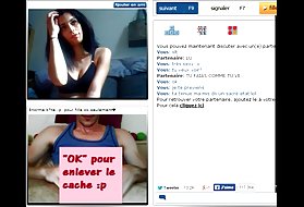 Chatroulette - perfekta meitene cums grūti (ar skaņu!) chatroulettte